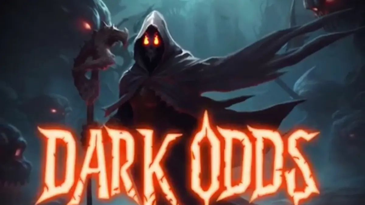 Ang madilim at nakakakilabot na interface ng Dark Odds slot